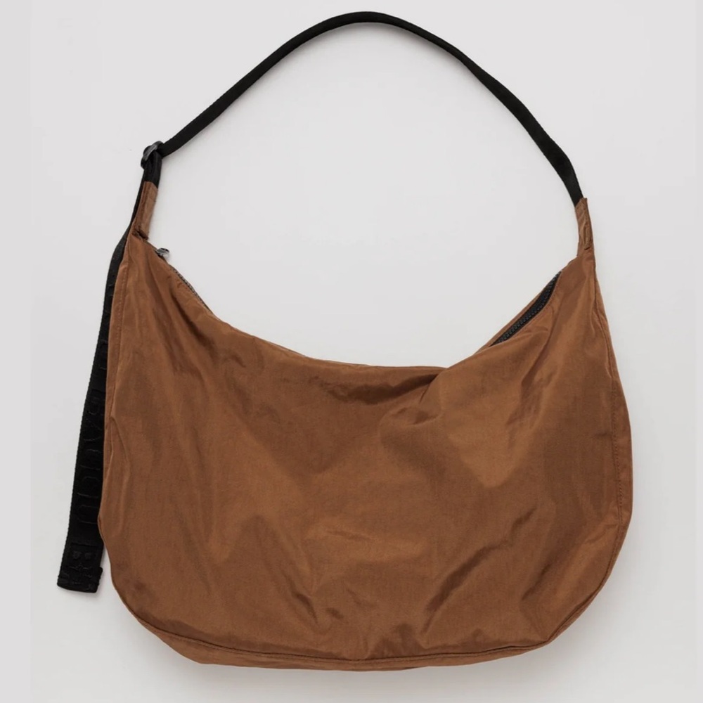 Baggu Brown Large Nylon Crescent